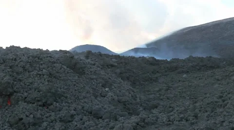 Volcano landscape Stock Footage 42261616