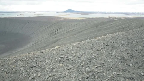 Volcano landscape Video stock 71243527