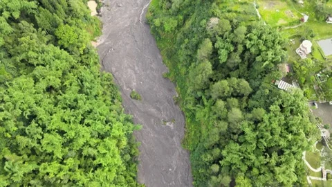 Volcano Lava Path Stock Footage 149220937