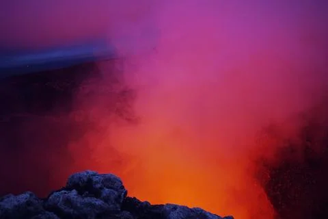 Volcano Lava Stock Photos