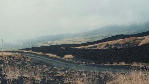 Volcano Mount Etna views 01 Stock Footage 71955585