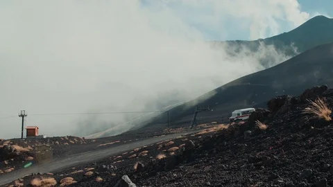 Volcano Mount Etna views 07 Stock Footage 71977954