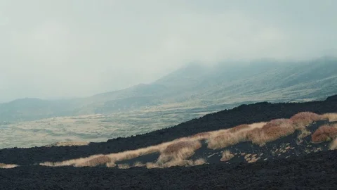 Volcano Mount Etna views 08 库存影片 71978095