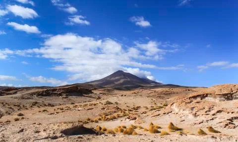 Volcano like a mountain Stock Photos
