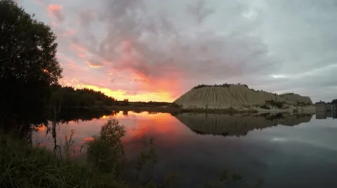 Volcano mountain timelapse Stock Footage 67615510