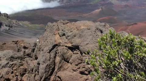 Volcano national park, Hawaii, maui Stock Footage