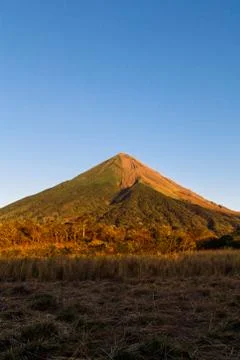 Volcano in ometepe Stock Photos