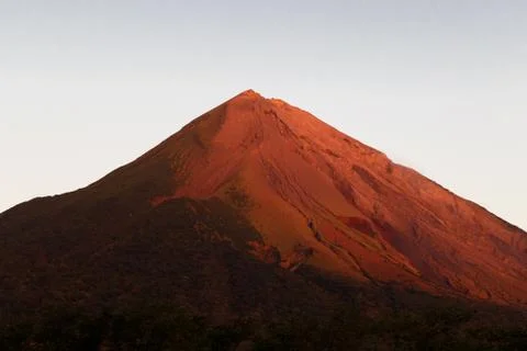 Volcano in ometepe Stock Photos