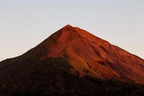 Volcano in ometepe Stock Photos