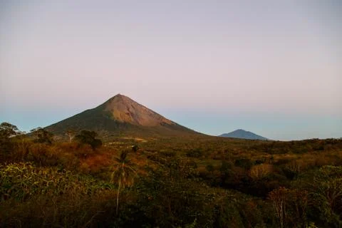 Volcano in ometepe Stock Photos