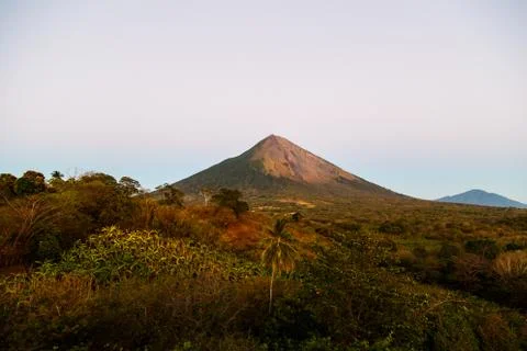 Volcano in ometepe Stock Photos