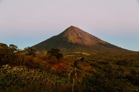 Volcano in ometepe Stock Photos