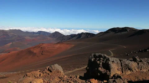 Volcano Pan Stock Footage 60756576