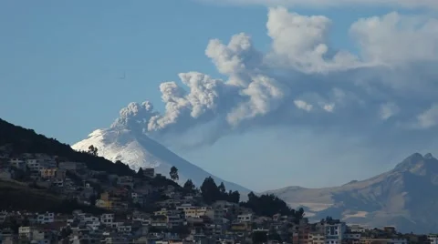Volcano Quito x 10 .mp4 Stock Footage 54165254