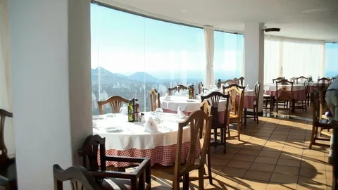 Volcano Restaurant Stock Footage 102412380