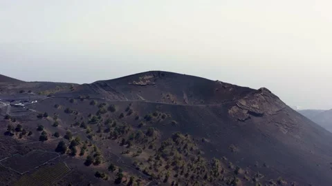 Volcano of San Antonio during eruption of 2021. La Palma. Drone. Aerial. 8 스톡 동영상 199466571