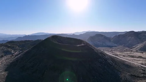 Volcano in Southern Utah, USA 4k Drone Video stock 235284053