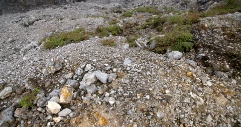 Volcano With Sulfur Gas.02 Stock-Footage 121896314