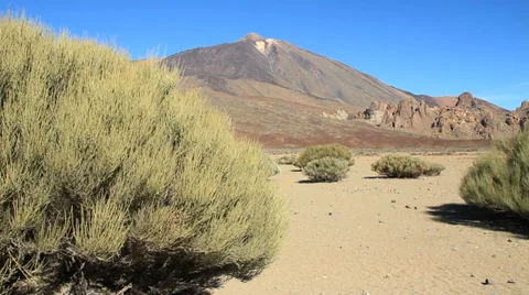 Volcano Teide in Teide National Park Video stock 34131246