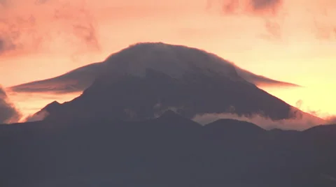 Volcano Time Lapse Stock Footage 49215365