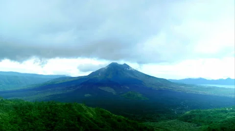 Volcano Timelapse Stock Footage 45849763
