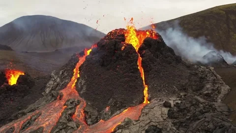 Volcano video Stock Footage 314908259