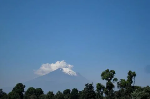 Volcano view, Mexico Stock Photos