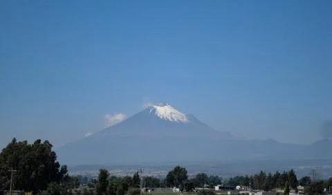 Volcano view Stock Photos