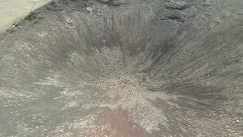 Volcano viewed from the inside Stock Footage 171175719