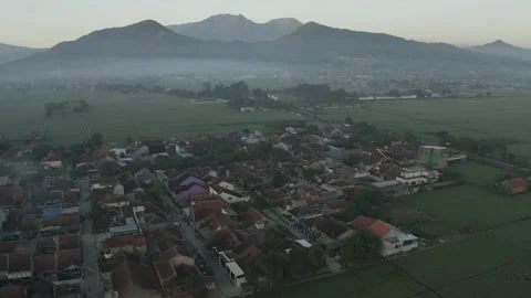 Volcano at West Java, Indonesia Stock Footage 203839950