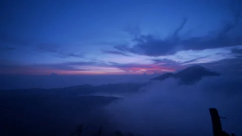 Volcano wide angle Stock Footage 139100489