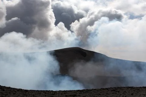 Volcano yasur Foto stock