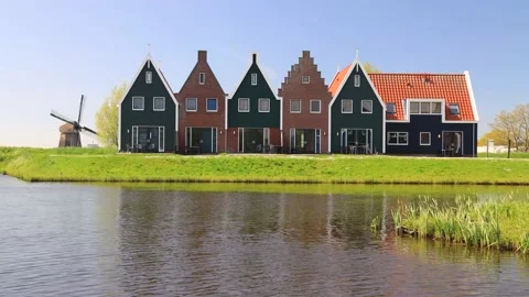 Volendam, Netherlands. Stock Footage 196571474