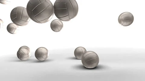 Voleyball 2011 sign on white Stock Footage 1075664