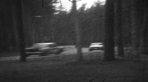 Volga car race Stock Footage 2869366