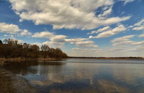 Volga landscape Stock Photos