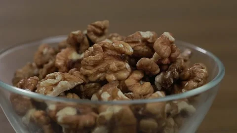 Volga nut. Walnut Video stock 154659222