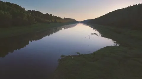 Volga River Stock Footage