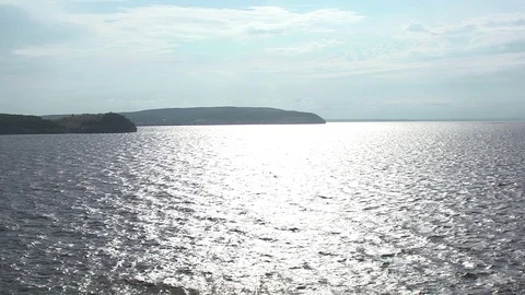 Volga river Stock Footage 110846410