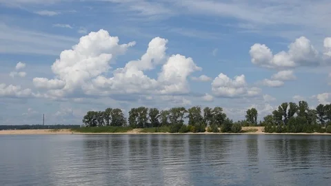 Volga river Stock Footage 112863497
