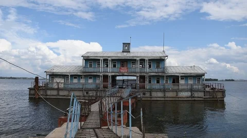 Volga river Stock Footage 112863899