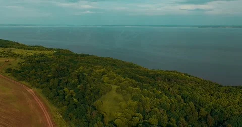 Volga river. Stock Footage 154909162