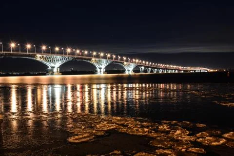 Volga River Foto stock