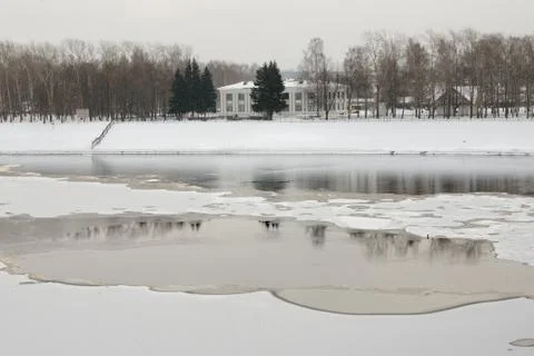 Volga in Uglich Stock Photos