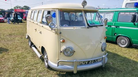 Volkswagen T1 Classic Split Screen Camper van, 1966 Stock Photos