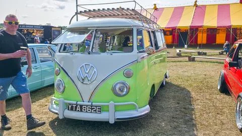 Volkswagen T1 Classic Split Screen Camper van, 1967 Stock Photos