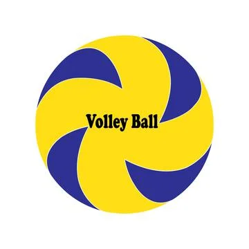 Volley ball icon Illustrazione stock