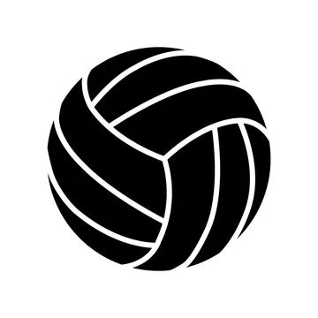 Volley ball icon Illustrazione stock