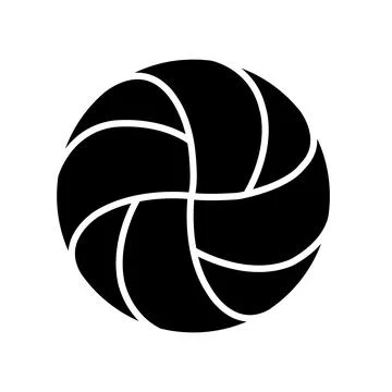 Volley ball icon Illustrazione stock