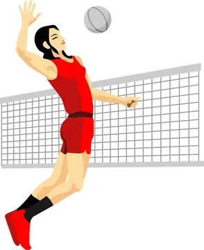 Volley Ball Stock Illustration